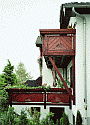 Balkon-Seitenansicht